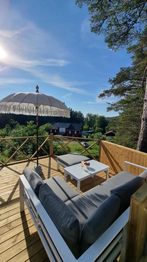 Romantic Farmhouse With Idyllic Garden Villa Våsjø Eksteriør bilde